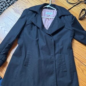 Calvin Klein Classic Black Trench Coat